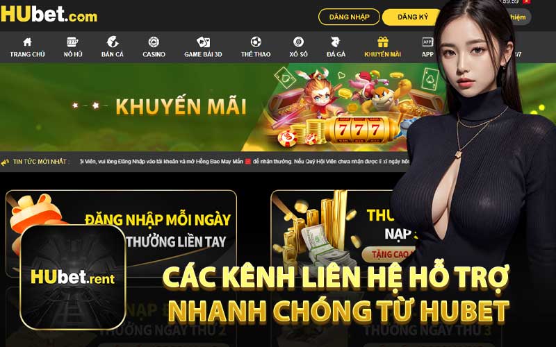 Các Kênh Liên Hệ Hỗ Trợ Nhanh Chóng Từ HUBET