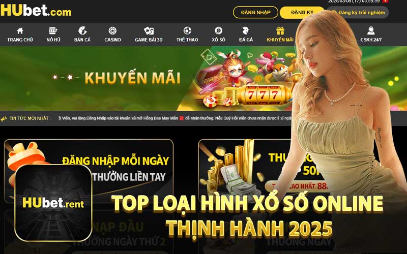 Top Loại Hình Xổ Số Online Thịnh Hành 2025